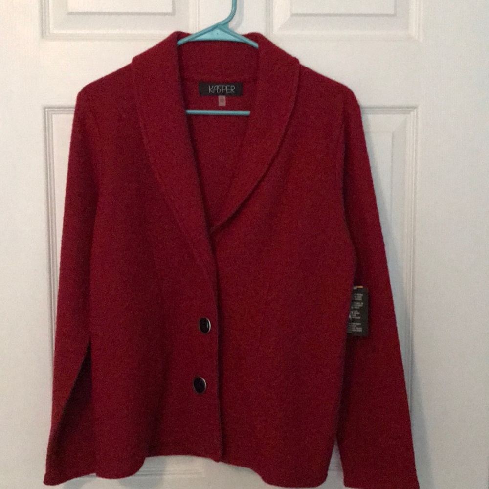 Beautiful ladies apple red classy jacket! 🌹